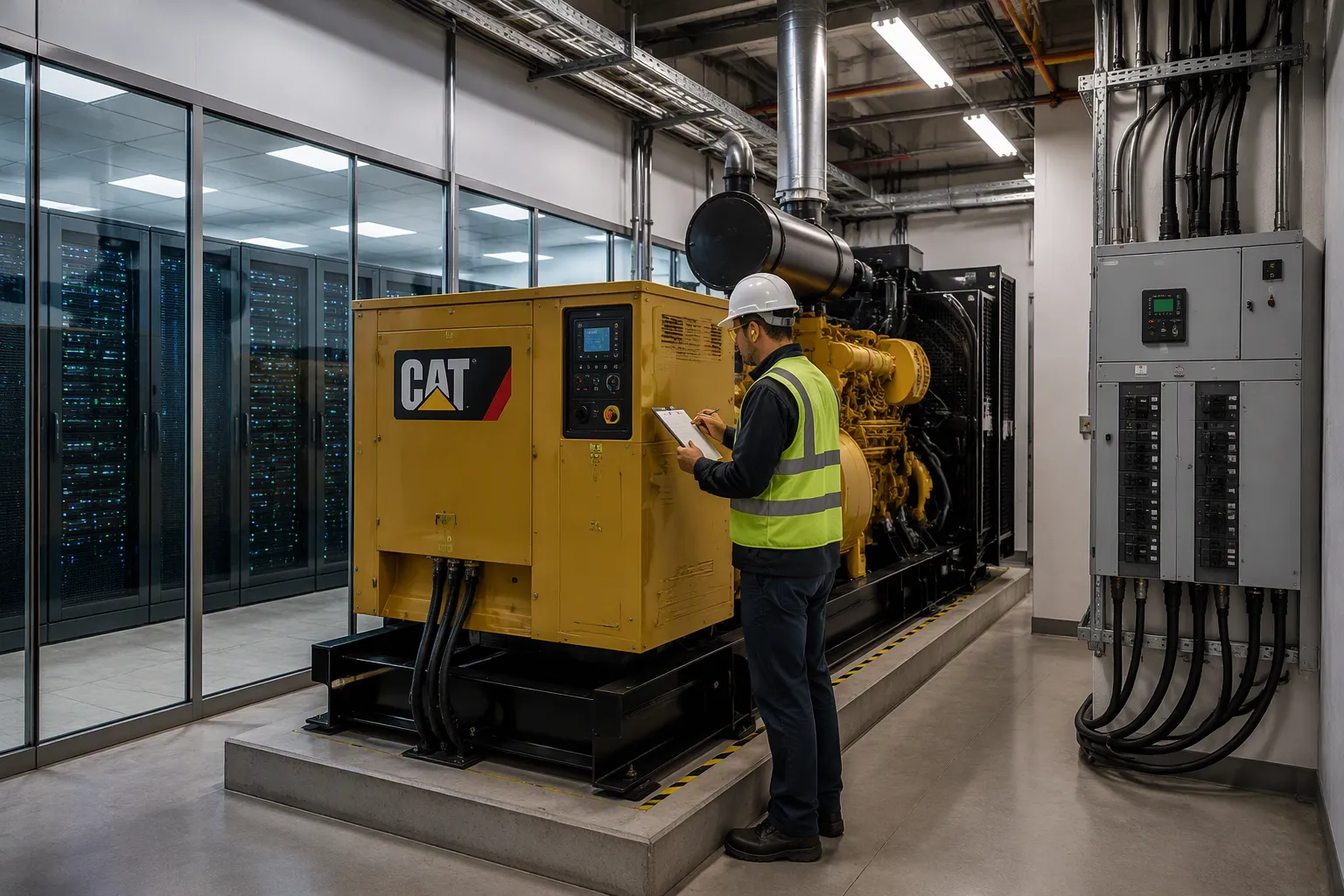 Berapa Ukuran Genset Diesel yang Anda Butuhkan untuk Cadangan Pusat Data?
